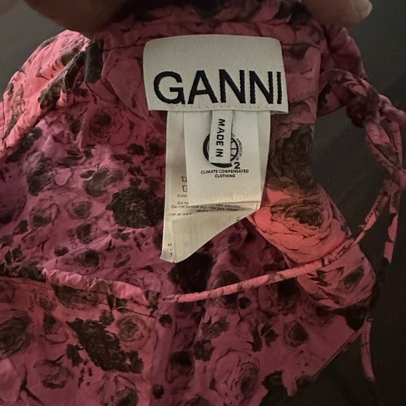 GANNI
Floral cotton poplin crop top (T1) - Picture 7 of 10